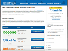 Tablet Screenshot of internetpokeri.com